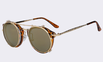 Vintage Flat Mirror Unisex Sunglasses