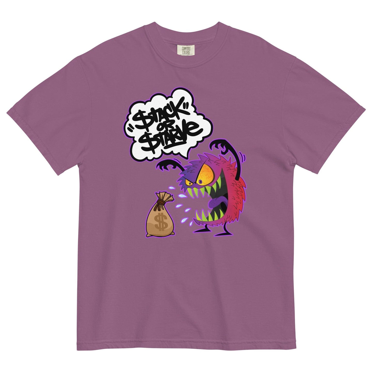 $tack or Starve unisex garment-dyed heavyweight t-shirt -