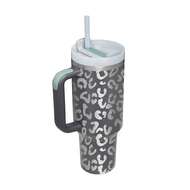 40oz Insulation Cup With Handle Portable Car Stainless Thermal Mug