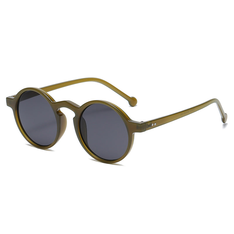 Fashionable Round Frame Unisex Sunglasses