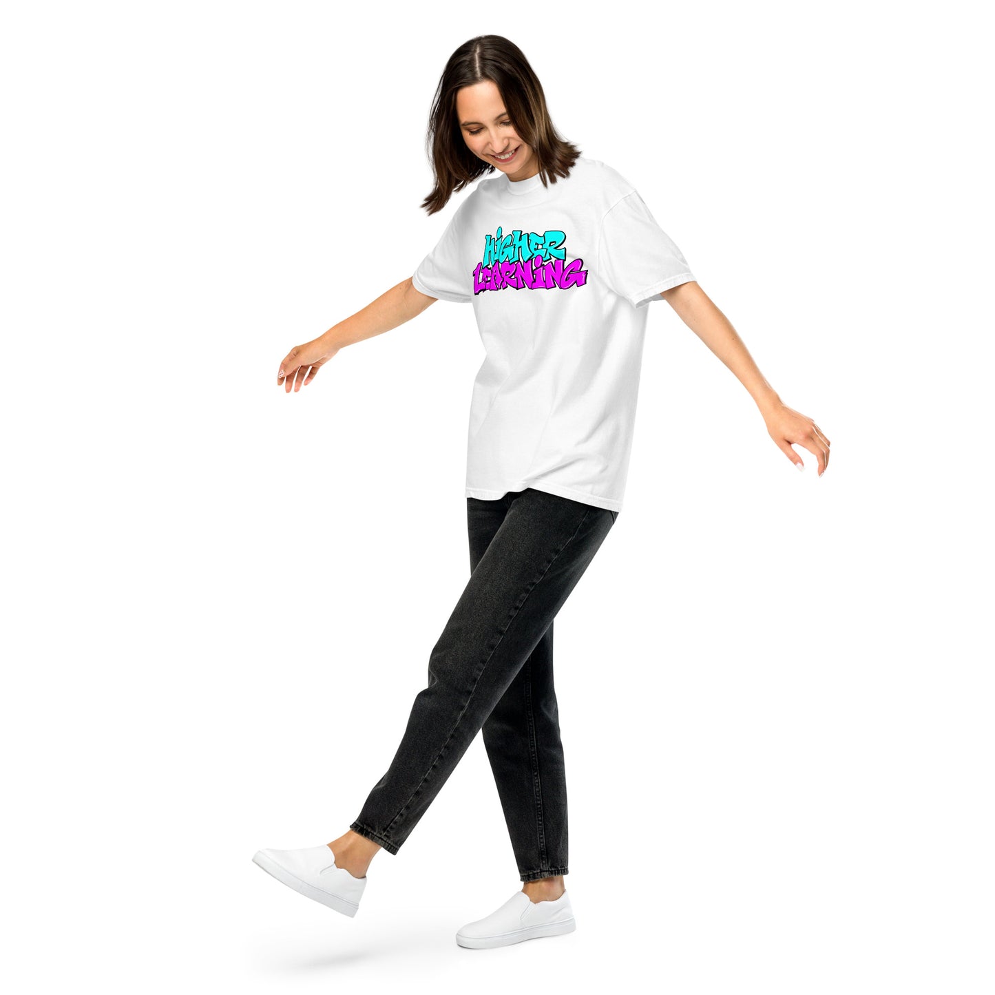 Higher Learning Unisex garment-dyed heavyweight t-shirt