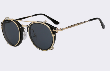 Vintage Flat Mirror Unisex Sunglasses