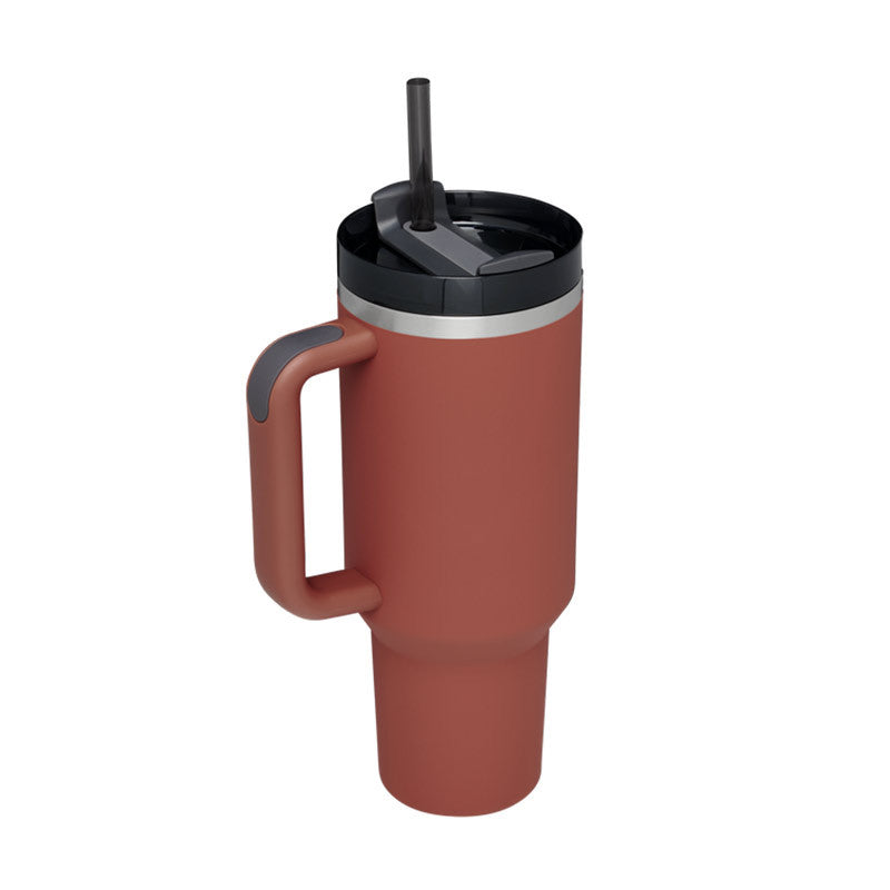 40oz Insulation Cup With Handle Portable Car Stainless Thermal Mug