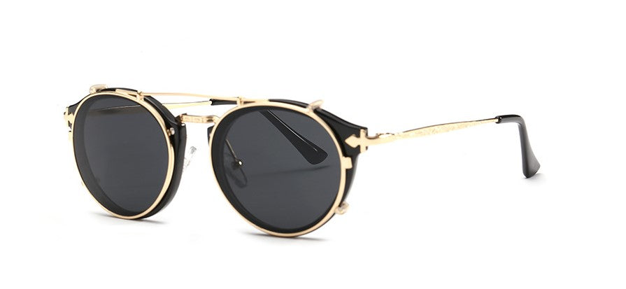 Vintage Flat Mirror Unisex Sunglasses