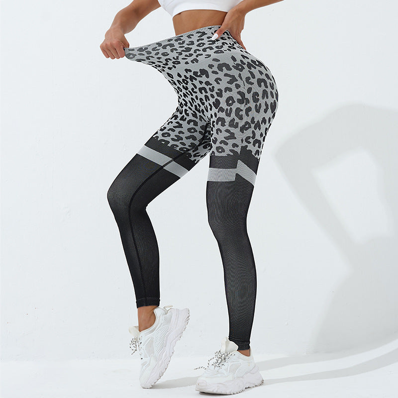 Women’s Leopard Print High Waist Seamless Leggings