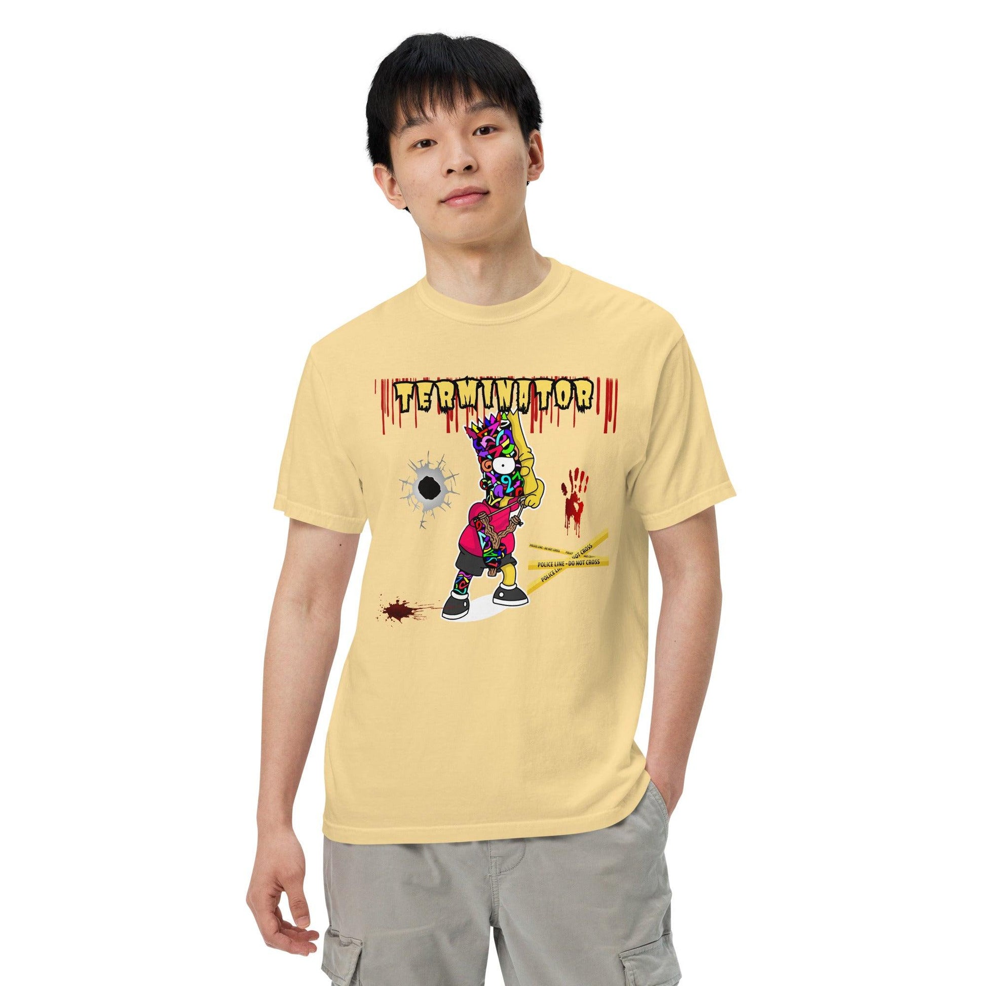 Bart Simpson garment-dyed heavyweight t-shirt - Drivestar Clothing