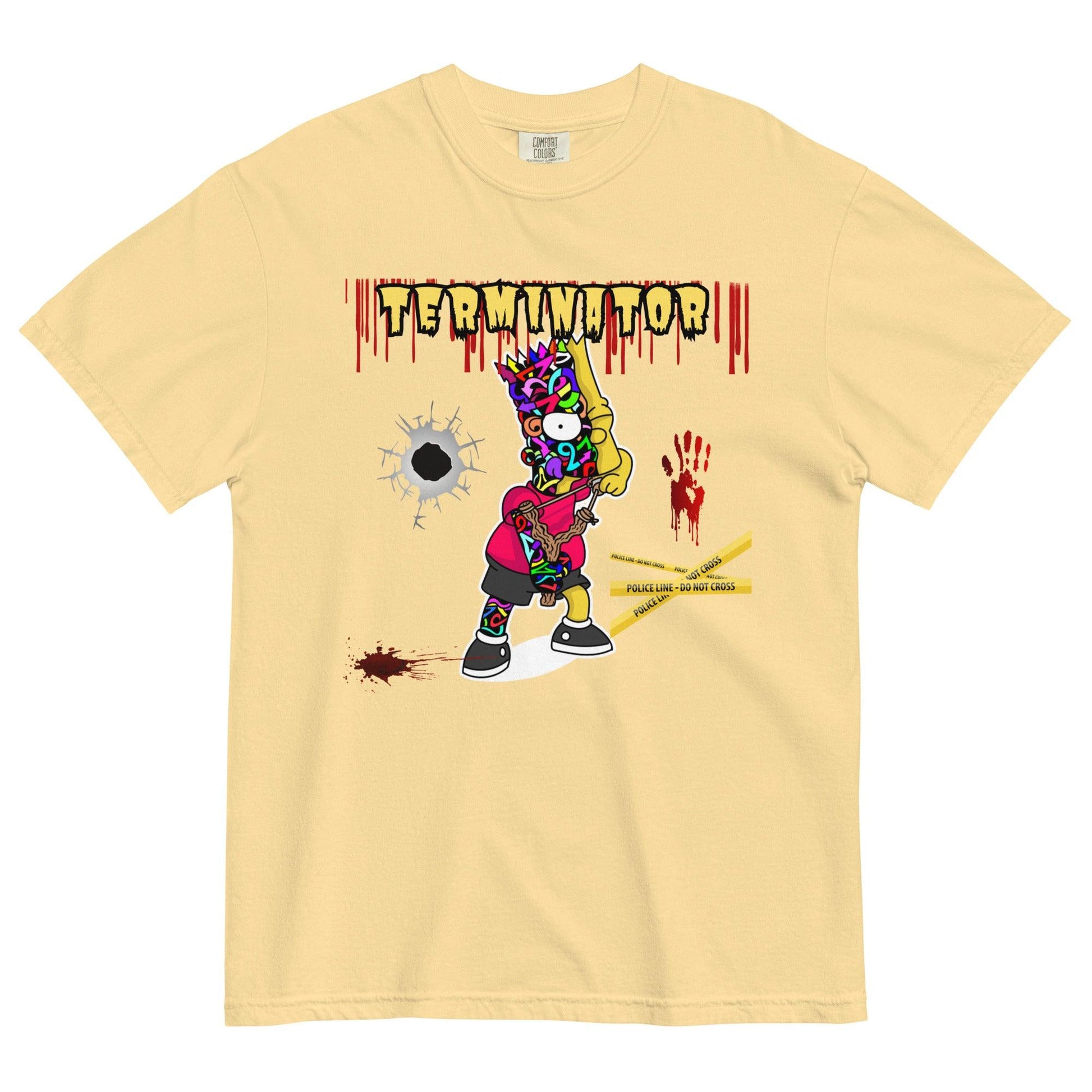 Bart Simpson garment-dyed heavyweight t-shirt - Drivestar Clothing