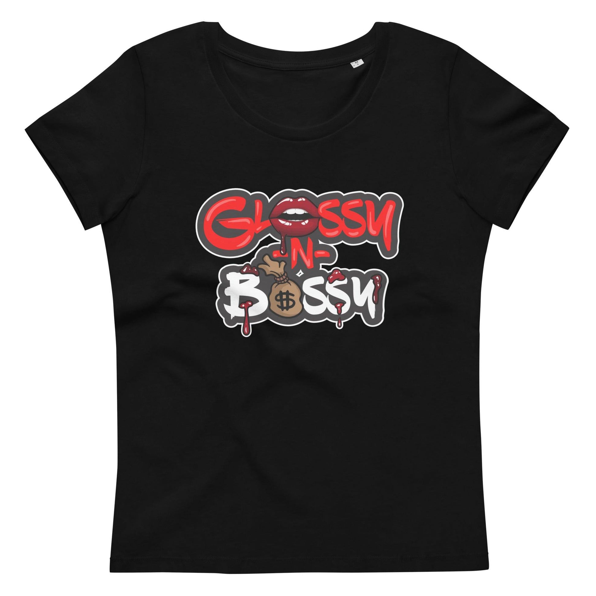 Glossy N Bossy women's fitted eco tee - Drivestar Clothing