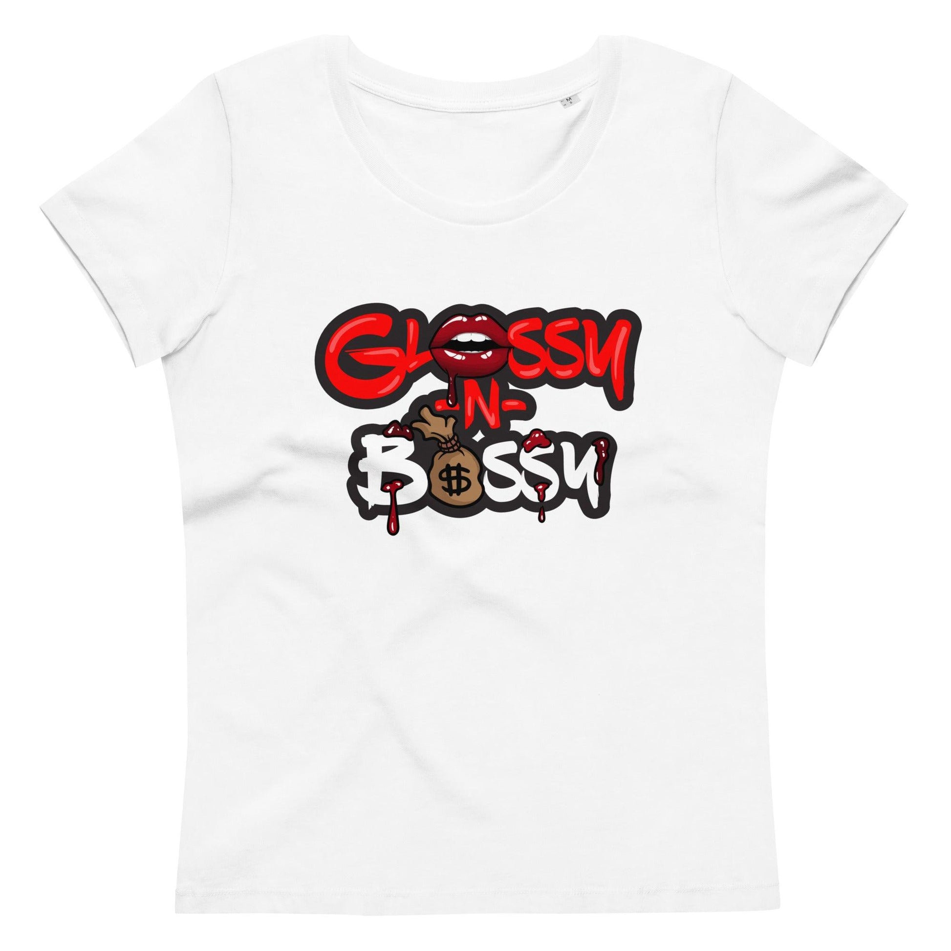 Glossy N Bossy women's fitted eco tee - Drivestar Clothing