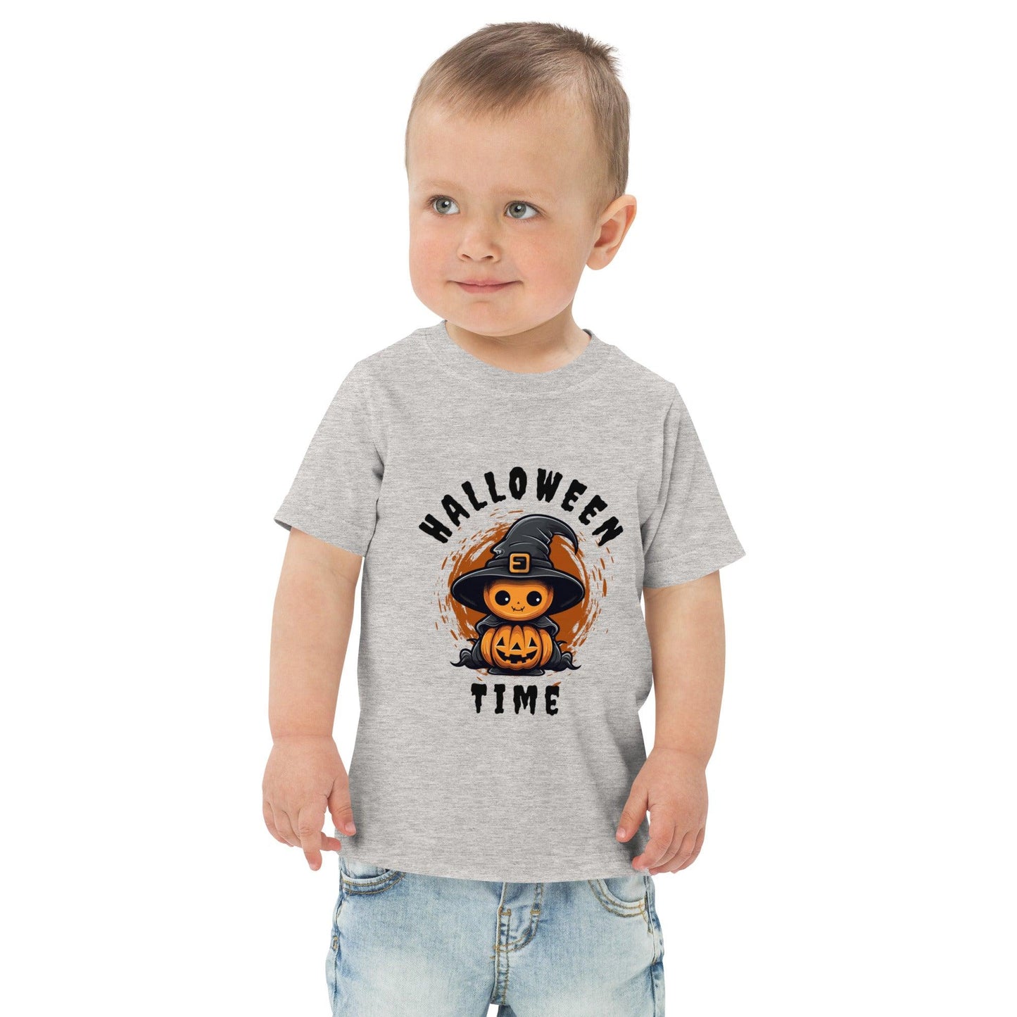 Halloween Time toddler jersey t-shirt - Drivestar Clothing