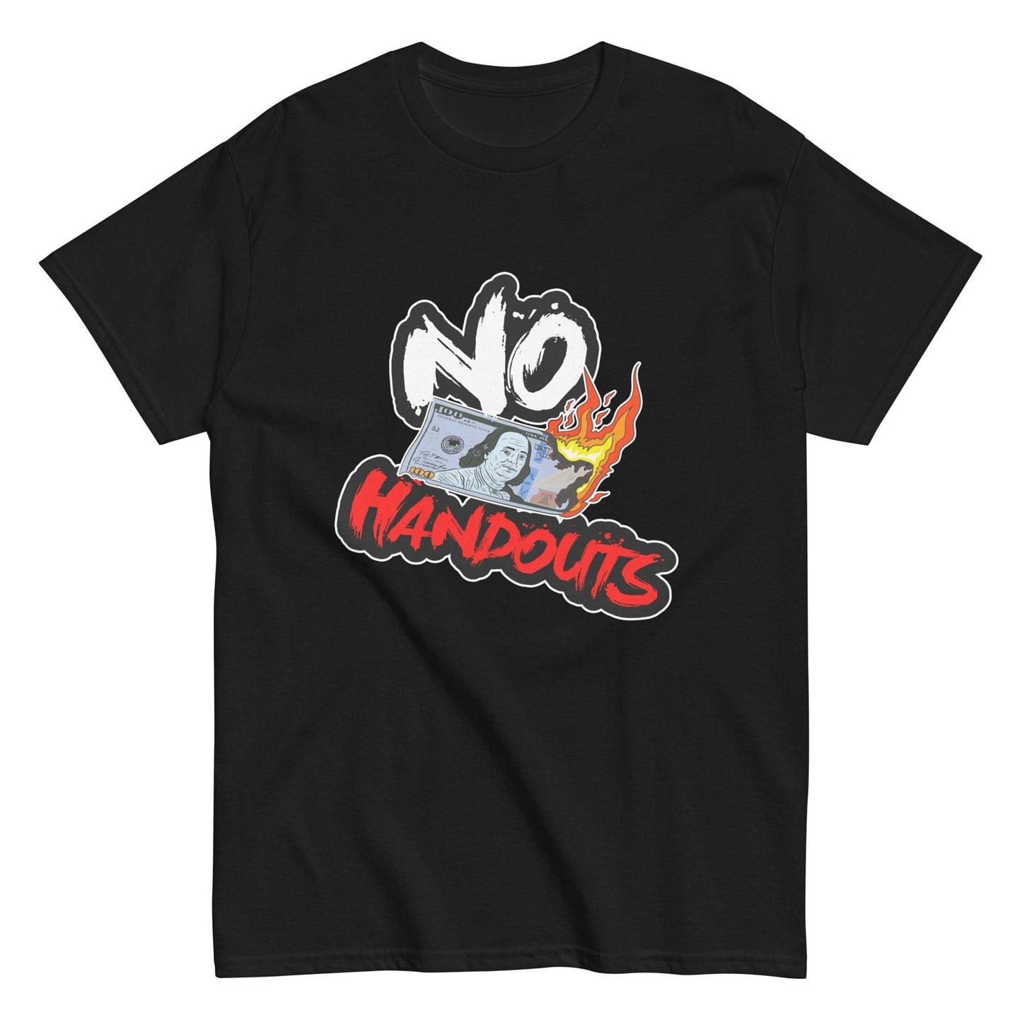 No Handouts men's classic tee - Drivestar Clothing