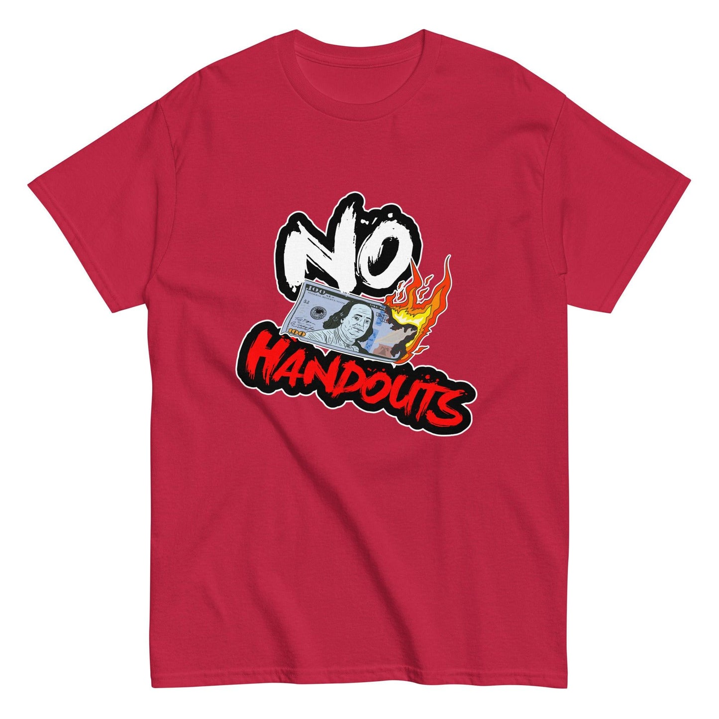 No Handouts men's classic tee - Drivestar Clothing