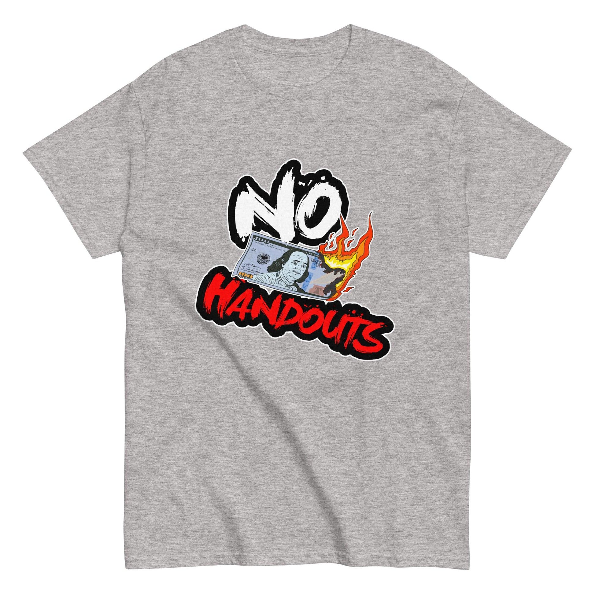 No Handouts men's classic tee - Drivestar Clothing