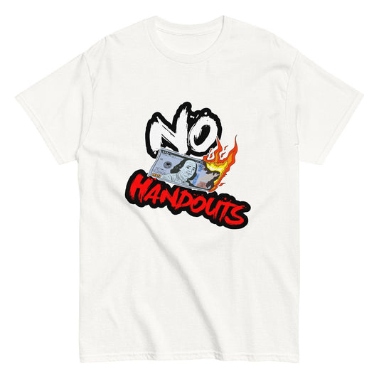 No Handouts men's classic tee - Drivestar Clothing