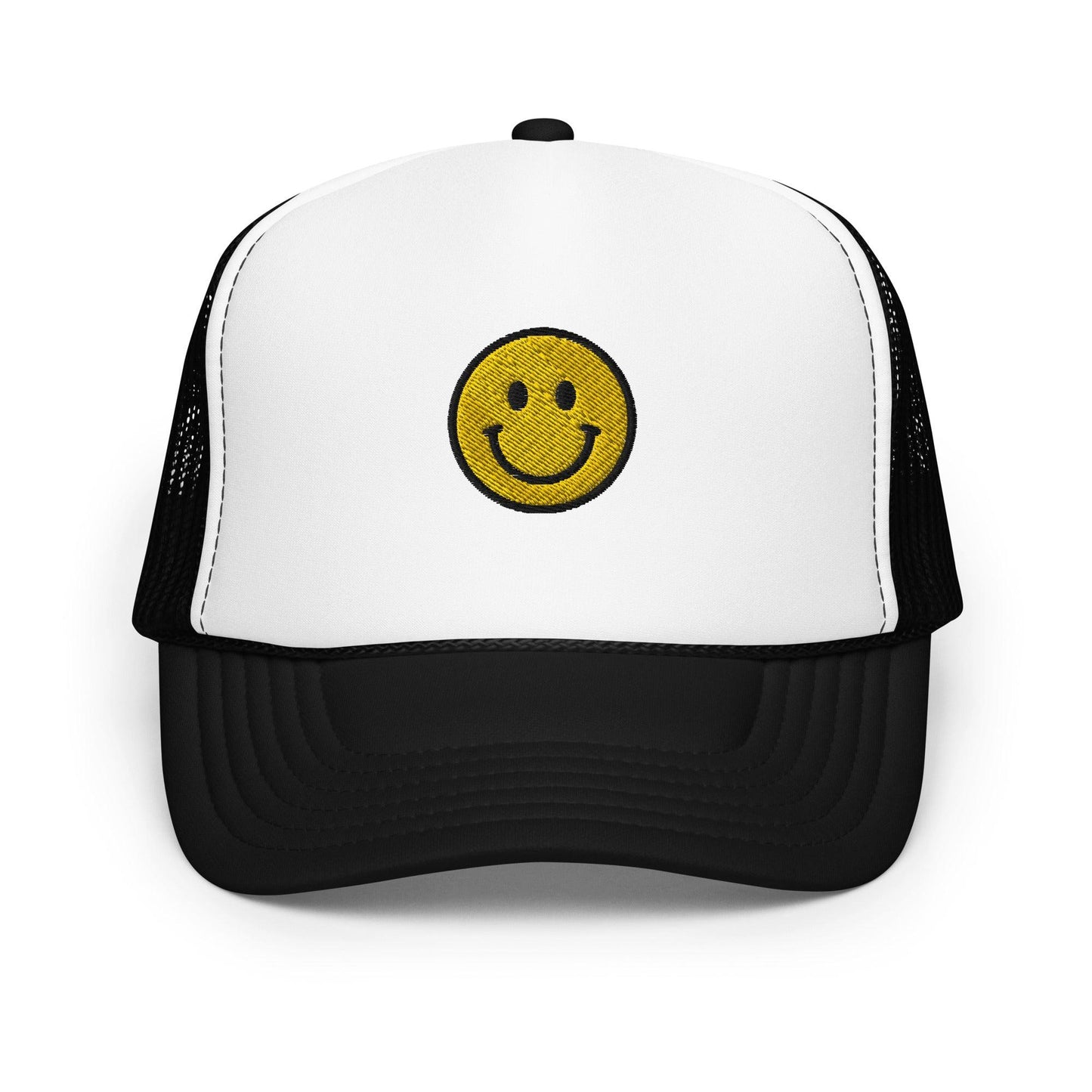 Smiley Face foam trucker hat - Drivestar Clothing