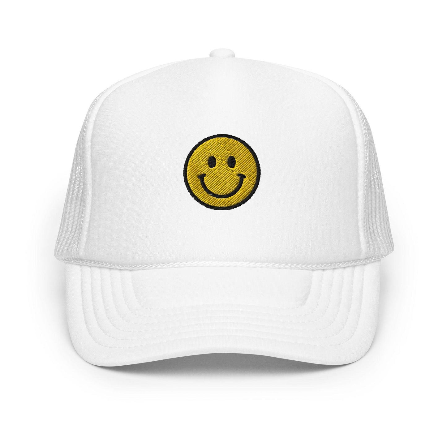 Smiley Face foam trucker hat - Drivestar Clothing