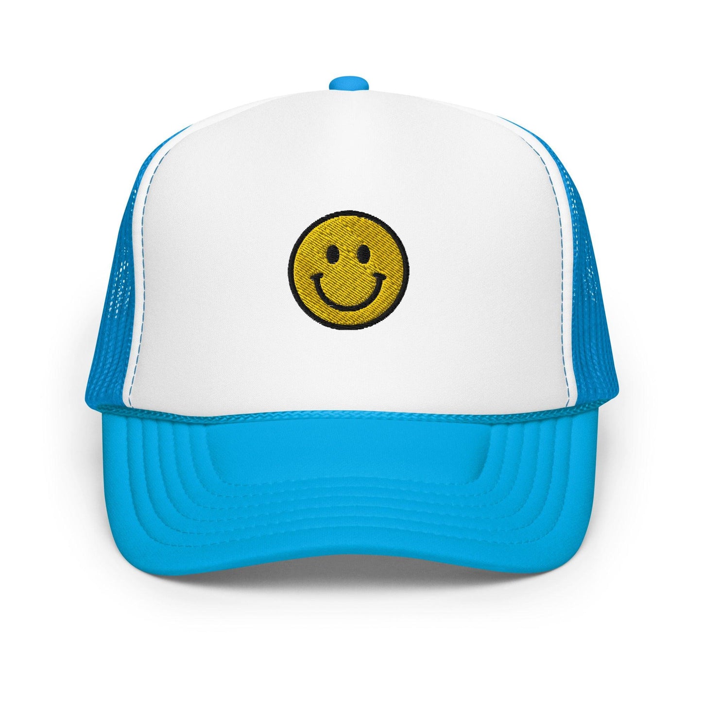 Smiley Face foam trucker hat - Drivestar Clothing