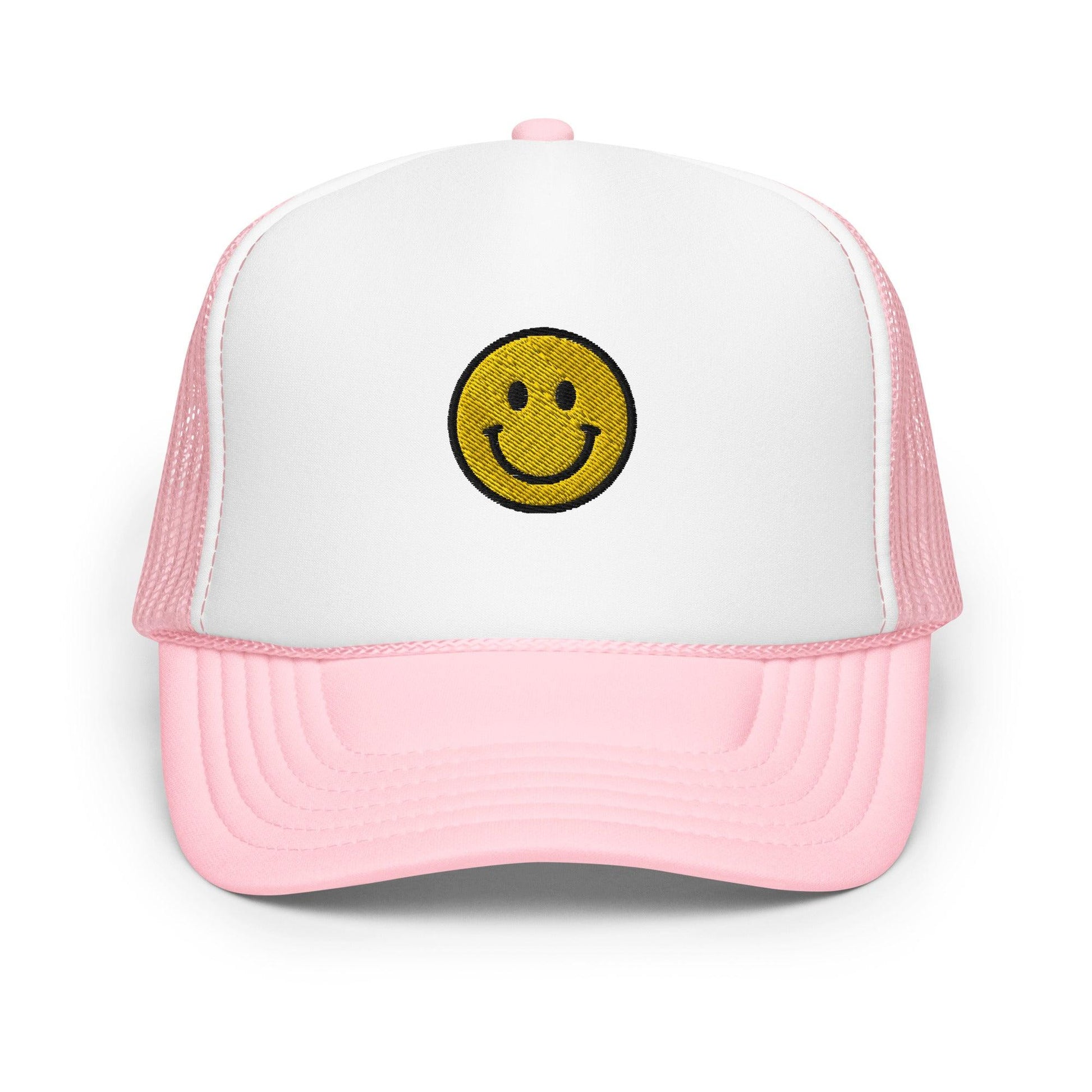 Smiley Face foam trucker hat - Drivestar Clothing