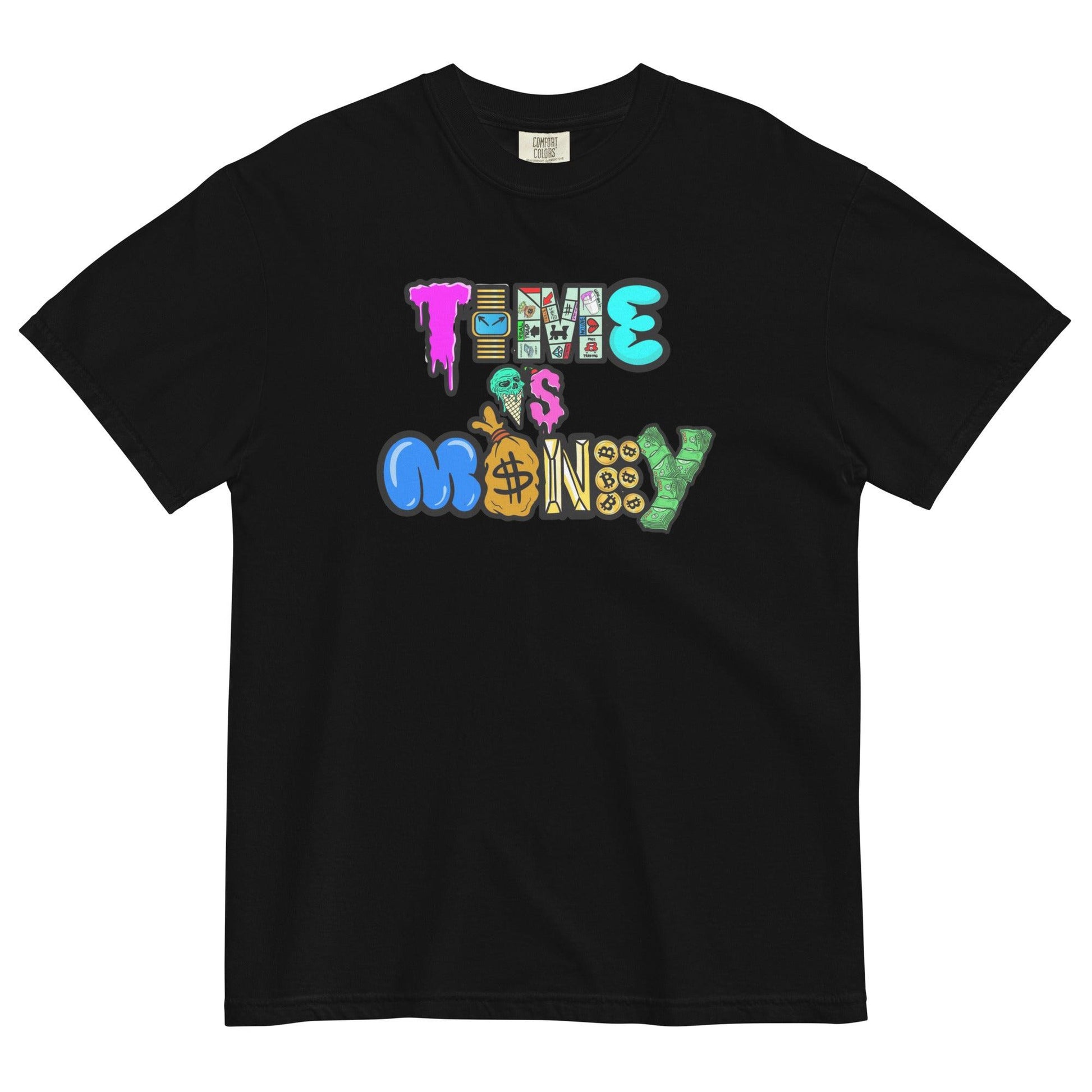 Time Is Money unisex garment-dyed heavyweight t-shirt - Drivestar Clothing