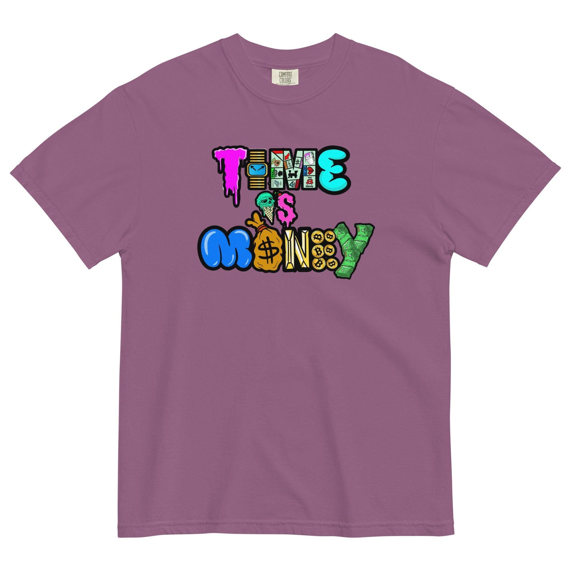 Time Is Money unisex garment-dyed heavyweight t-shirt - Drivestar Clothing