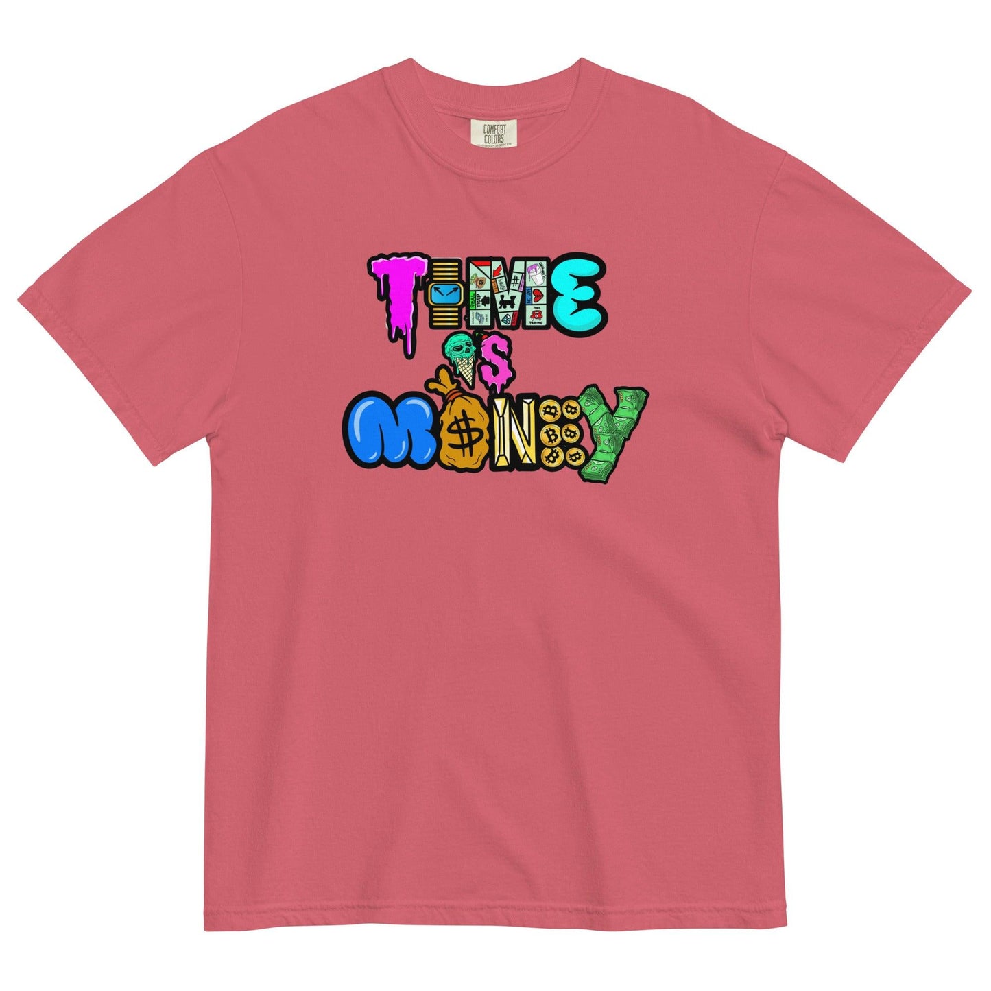 Time Is Money unisex garment-dyed heavyweight t-shirt - Drivestar Clothing